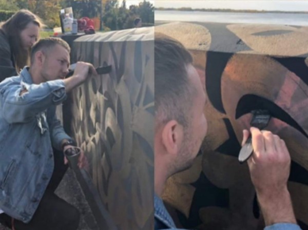 В Самаре восстановили испорченный вандалом мурал Покраса Лампаса 