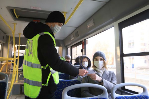 В Самаре из автобусов и трамваев будут высаживать пассажиров без масок 