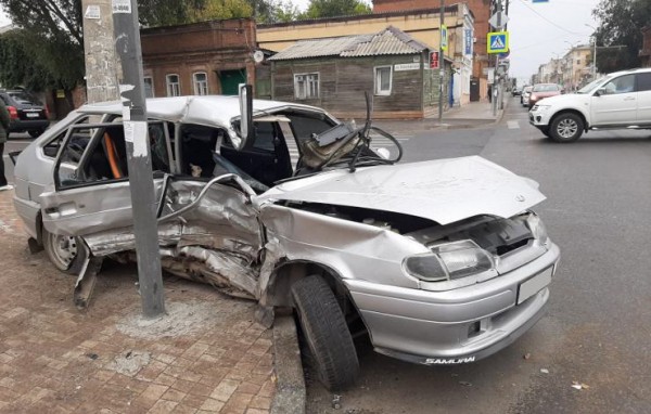 В центре Самары пострадали в ДТП дети