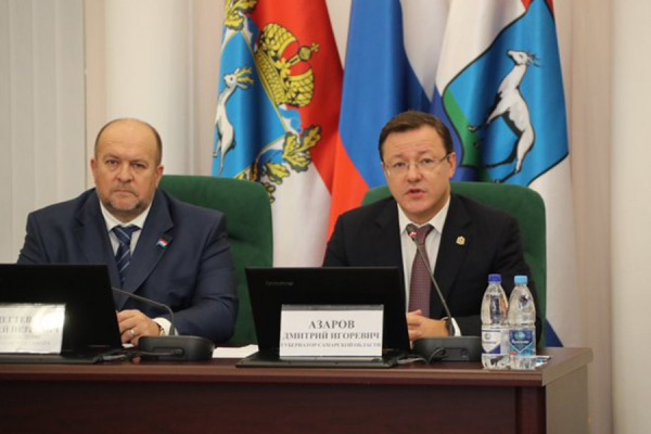 Дмитрий Азаров принял участие в первом заседании самарской городской Думы седьмого созыва 