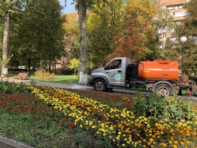 #Стопкоронавирус:  дезинфекция городских территорий продолжается в усиленном режиме