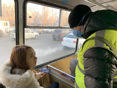 Без маски &ndash; на выход: в Самаре составлено 95 протоколов на нарушителей масочного режима в общественном транспорте 