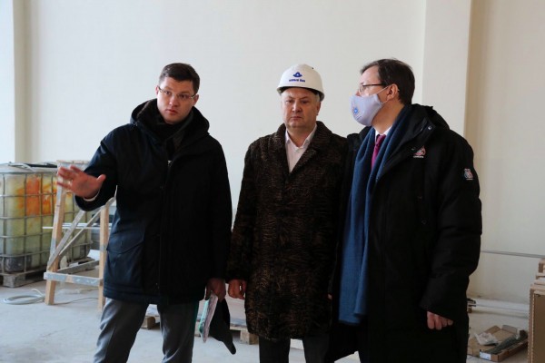 Первый корпус школы на 5-й Просеке в Самаре достроят до конца года 