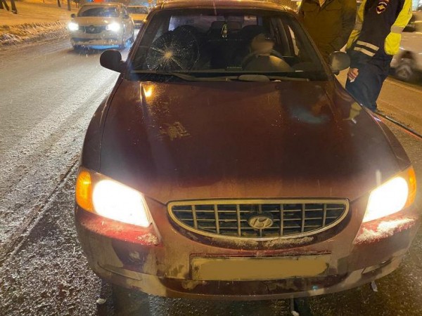 В Самаре автомобилистка сбила женщину, переходившую дорогу в неположенном месте