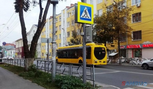 Электробус в Самаре завершил свою работу из-за истечения срока договора