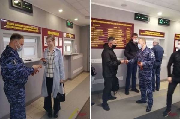 В Самаре росгвардейцы присоединились к акции &laquo;Георгиевская ленточка&raquo;