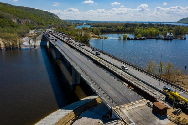 В Самаре открыли движение по новому мосту через реку Сок