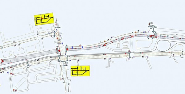 На пересечении Ново-Садовой и Советской Армии начинает действовать новая схема движения