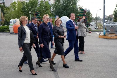 Глава Самары Елена Лапушкина представила проект развития музея &laquo;Самара космическая&raquo; министру культуры РФ Ольге Любимовой