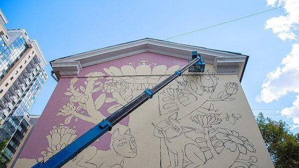 В Самаре приступили к созданию ещё двух муралов В Самаре приступили к созданию ещё двух муралов