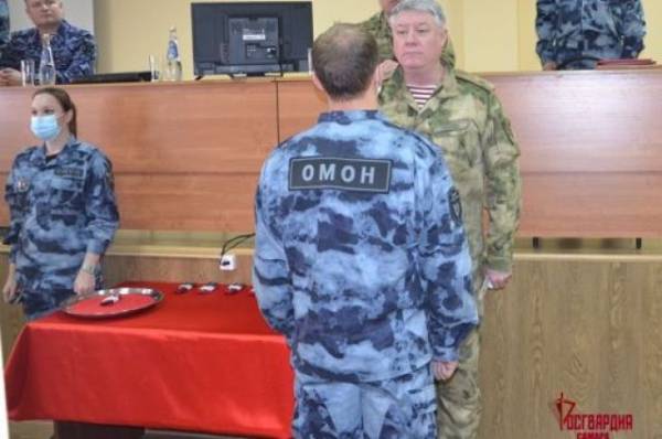 Тольяттинский ОМОН Росгвардии отметил годовщину образования