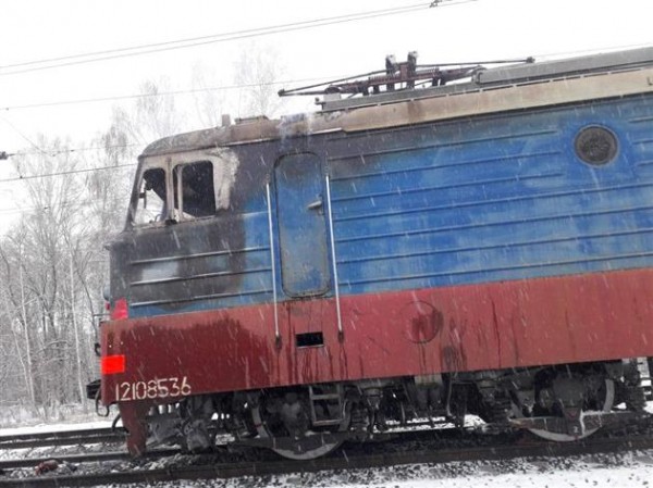 
В Безенчукском районе загорелся локомотив поезда с сырой нефтью
