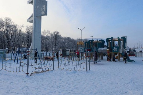 В Самаре на территории у стадиона Солидарность-Арена возвели Олимпийскую деревню