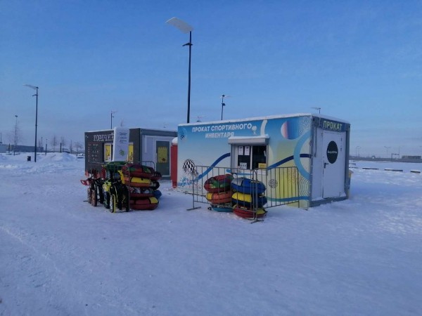 В Самаре на территории у стадиона Солидарность-Арена возвели Олимпийскую деревню