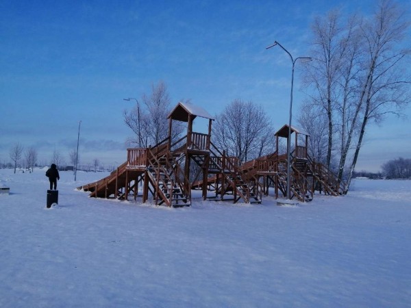 В Самаре на территории у стадиона Солидарность-Арена возвели Олимпийскую деревню