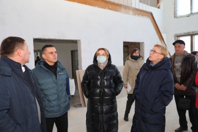 Глава Самары Елена Лапушкина ознакомилась с ходом ремонтно-реставрационных работ Дворца культуры на площади Кирова 