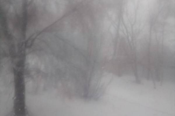 На Самару обрушилась метель с градом и громом