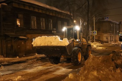 Содержание по зимнему регламенту:  специалисты проверяют состояние улицы Ленинской, обновленной на всем протяжении благодаря  дорожному нацпроекту