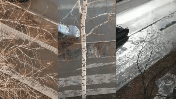 Смрадный бассейн: в Самаре улица Ташкентская превратилась в болото из-за бурлящих стоками дорожных колодцев