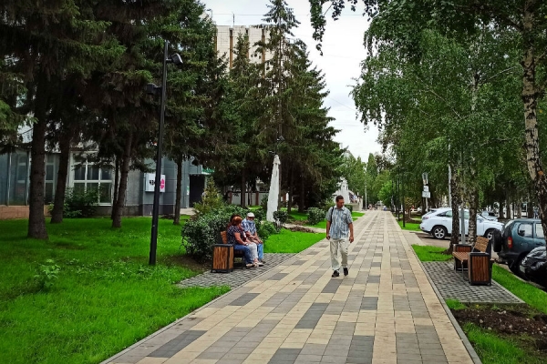 На улице Мичурина в Самаре появилась новая прогулочная зона 